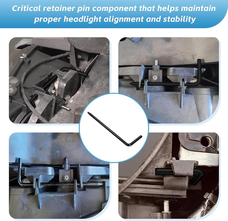 ascavs Headlight Retainer Pin for Silverado Sierra 1999-2007 and 42442 Headlight Mounting Retainer Bracket Support Pin 1 pack - Image 5